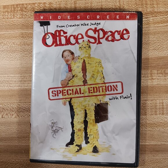 Office Space 1999 DVD (Widescreen Edition) w/ Inserts Mike Judge Stephen Root VG - Picture 1 of 7